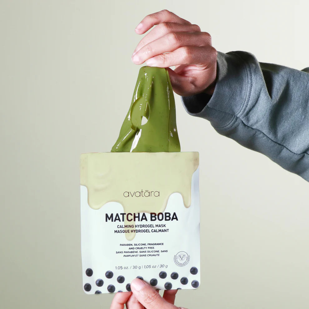 Matcha Boba Sheet Hydrogel Mask