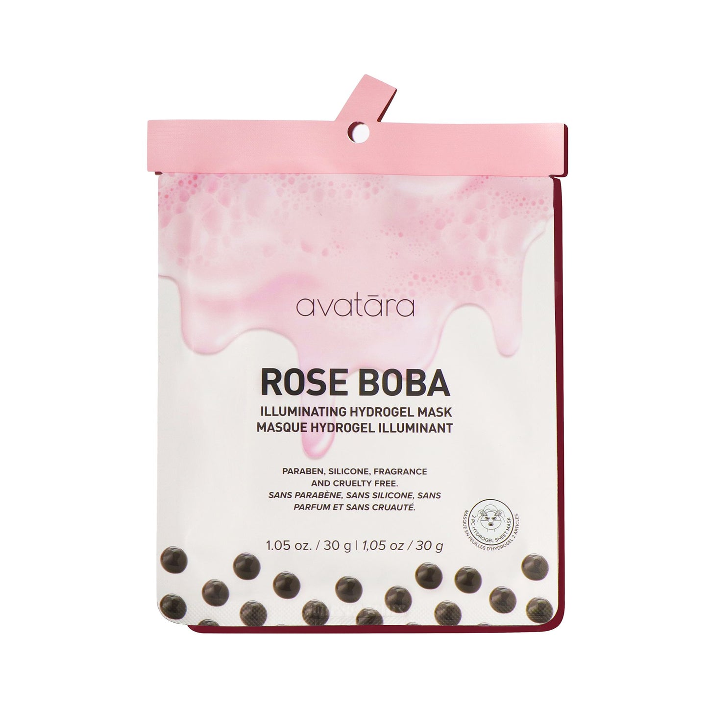 Rose Boba Hydrogel Sheet Mask