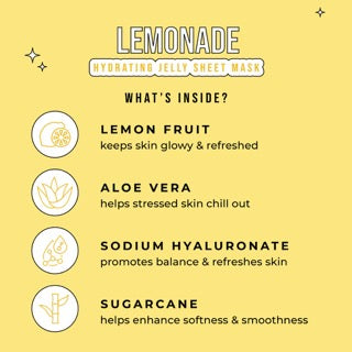 Lemonade Slushy Kid's Mask
