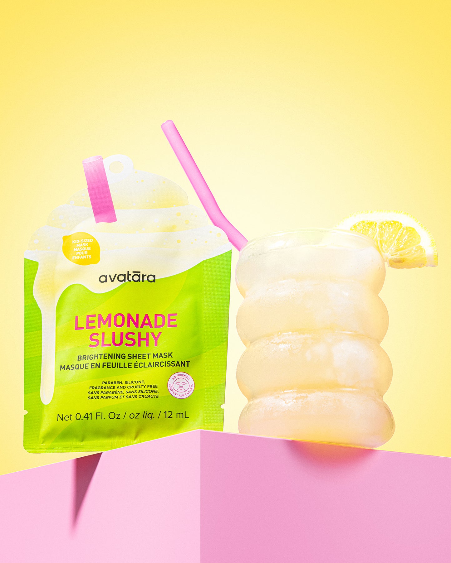 Lemonade Slushy Kid's Mask