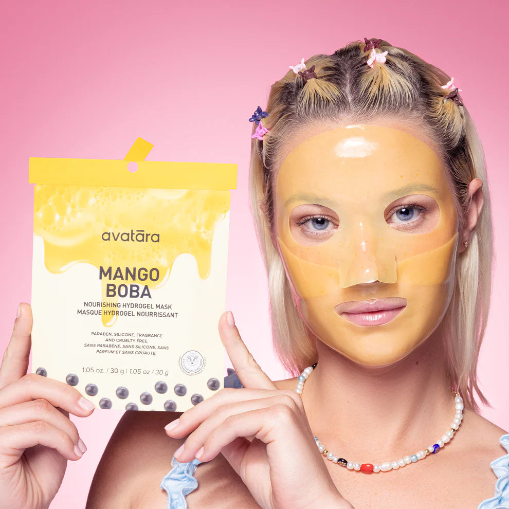 Hydrogel Mango Boba Mask